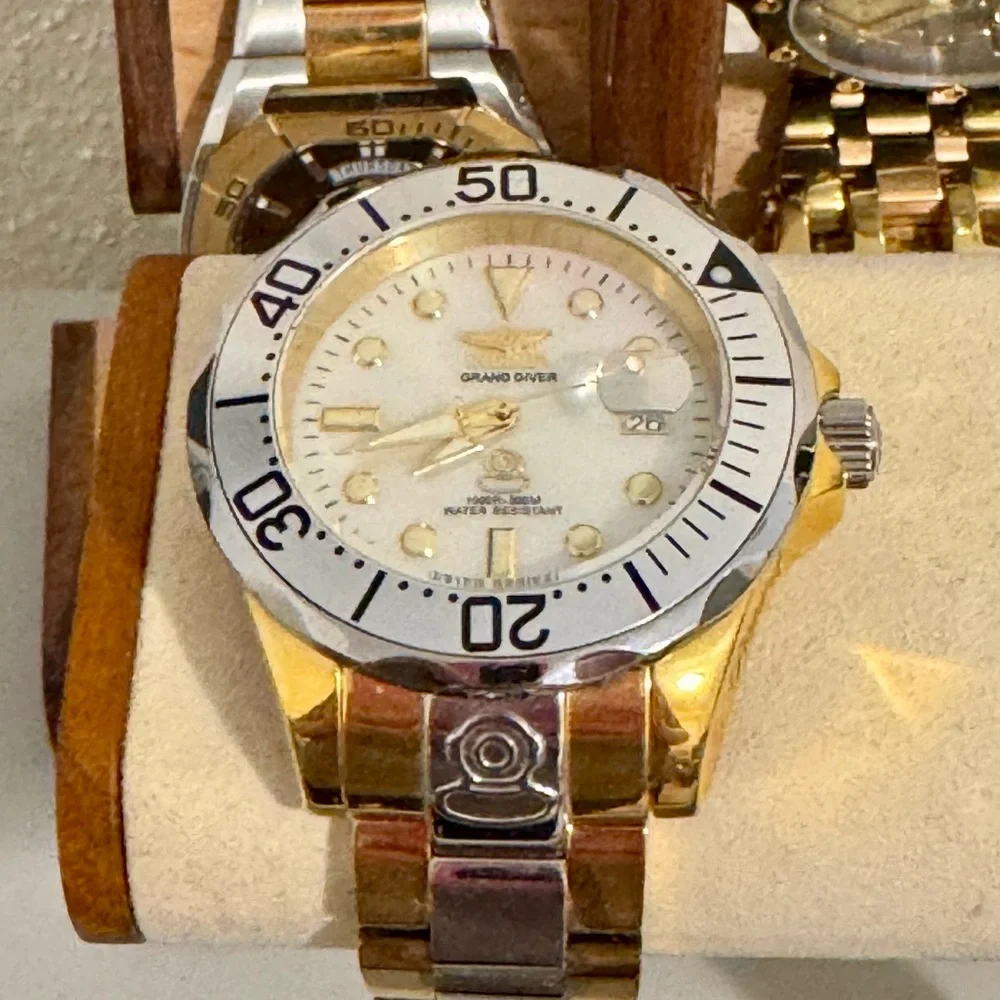 Invicta Pro Grand Diver Automatic Unisex Watch Mother of Pearl Dial 47mm … - Picture 7 of 11